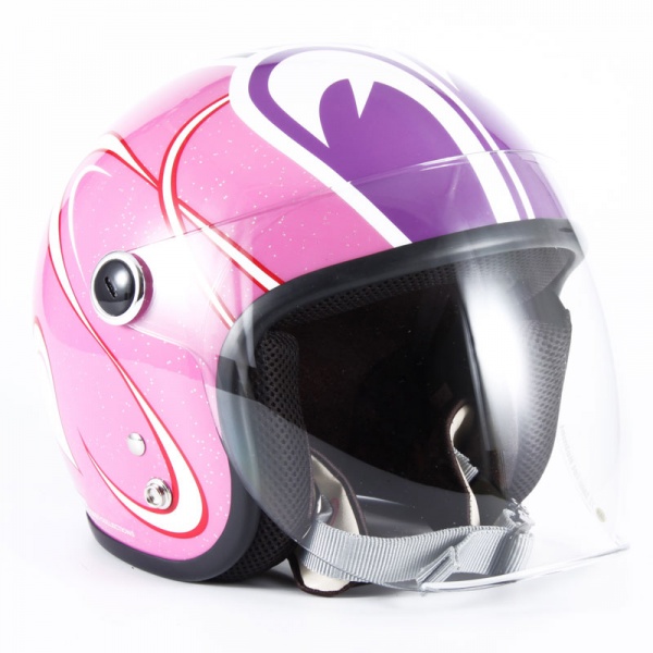 SP TADAO レディース(ピンク) シールド付きジェットヘルメット