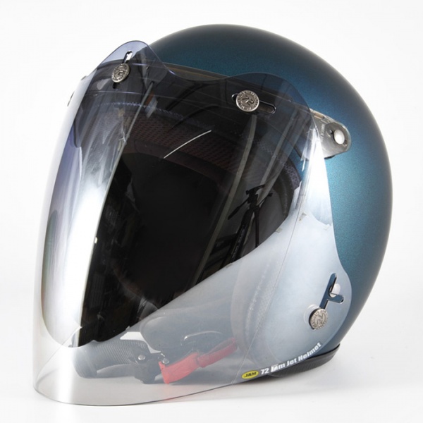 72JAM ジェットヘルメット シールド 開閉式 スクエアシールド