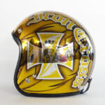 3-132 アイアンクロス メッキイエロー | ジェットヘルメット | 72JAM