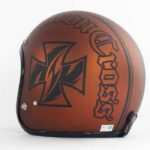 3-057 トワイライトクロス オレンジ | ジェットヘルメット | 72JAM